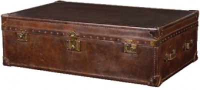 Trunk Coffee Table on Vintage Leather Trunk Coffee Table