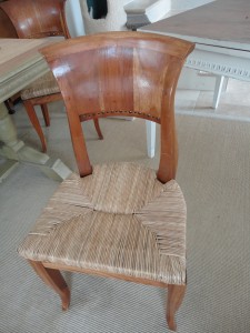 dining chair before recycling
