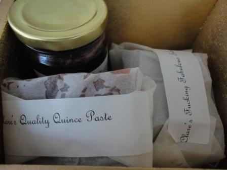 homemade gifts personalised jam quince paste fudge